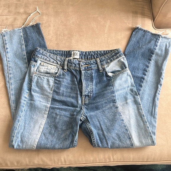 BDG Jessye Two Tone Straight Leg Jeans - Size 27 - Picture 3 of 6